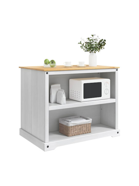 Boden Küchenschrank Weiß 112x77x91.5cm