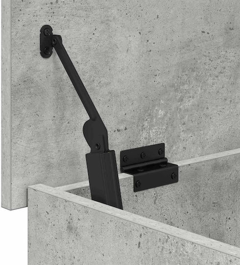 vidaXL Decorative Wooden Trunk Grey 60x40x50cm