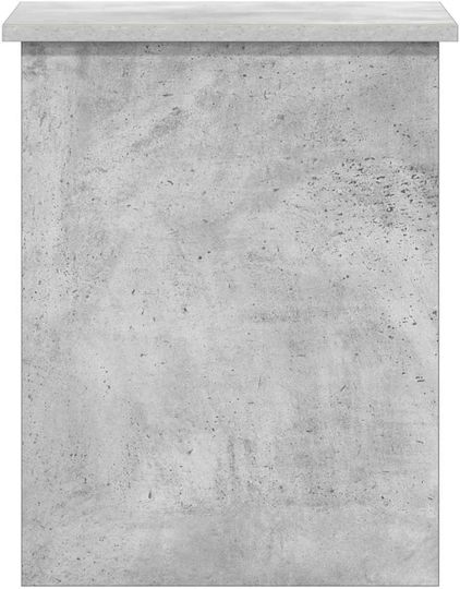 vidaXL Dekorative Koffer Hölzernes Grau 40x40x50cm
