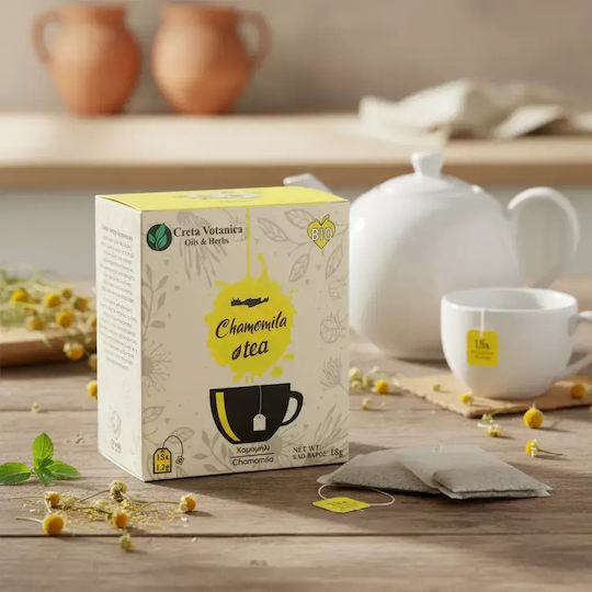 Creta Votanica Oils & Herbs Bio-Produkt Kamille 15 Taschen 15gr