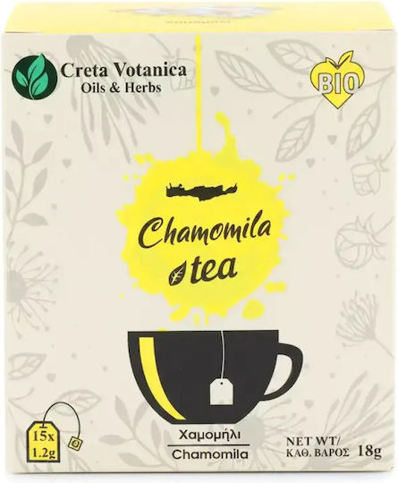 Creta Votanica Oils & Herbs Bio-Produkt Kamille 15 Taschen 15gr