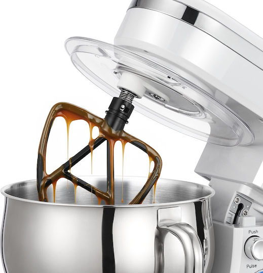 Eldom Kitchen Machine 1800W with Stainless Bowl 5lt White