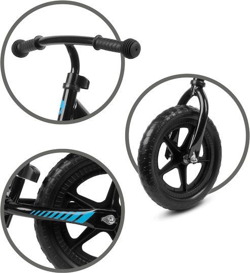 Kidwell Bicicletă fără pedale pentru copii Negru