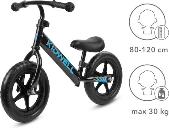 Kidwell Bicicletă fără pedale pentru copii Negru