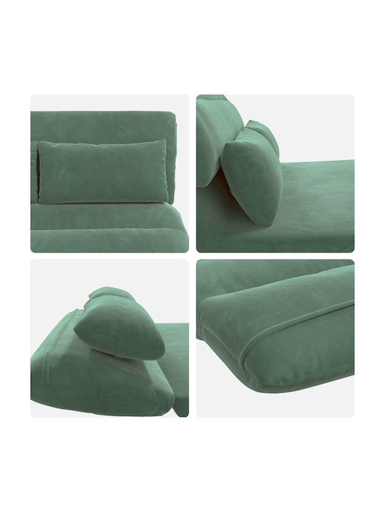 Multifunctional Bean Bag Sofa Light Blue 110x82x55cm