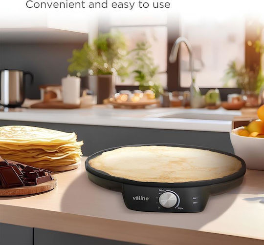 Κρεπιέρα 30cm Μαύρη 1200W