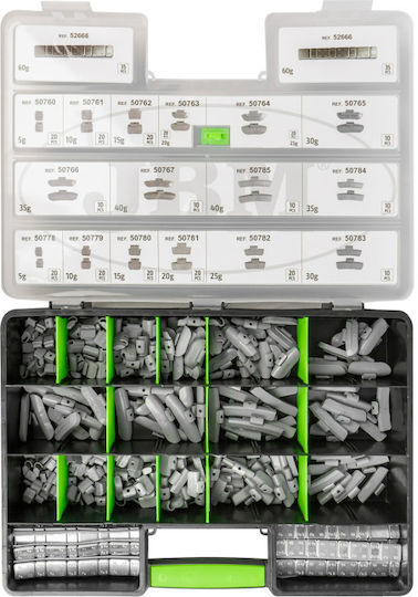Case Set Wheel Balancing 330pcs Jbm 53864
