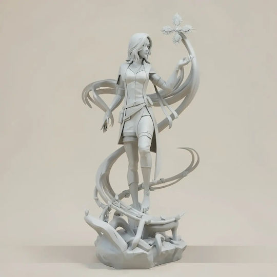 Unpainted 3D Figure Lune Clair Obscur Expedition 33 V4 Painting Diy Gift Colors 15.2 Cm 1:12