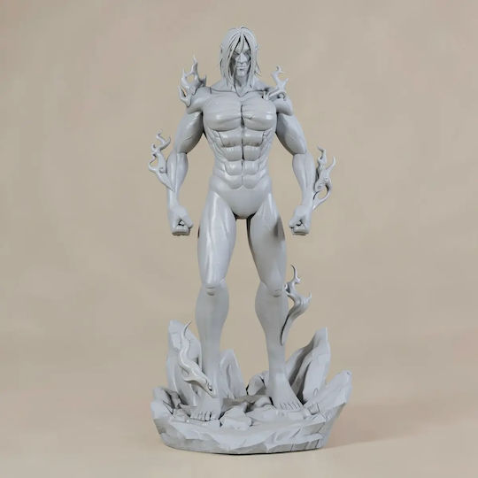 Unpainted 3D Figur Eren Titan V4 Aus Angriff auf Titan Bemalen Diy Geschenk Farben 30 Cm 1:6
