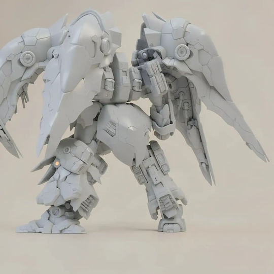 Unpainted 3D Figure Nz 666 Kshatriya Ver Rq Gundam 3D Painting Diy Gift Colors 30 Cm 1:6