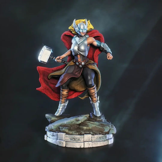 Unpainted 3D Figure Mighty Thor Comic Version From Love Thunder Painting DIY Gift Colors 15.2 Cm 1:12
