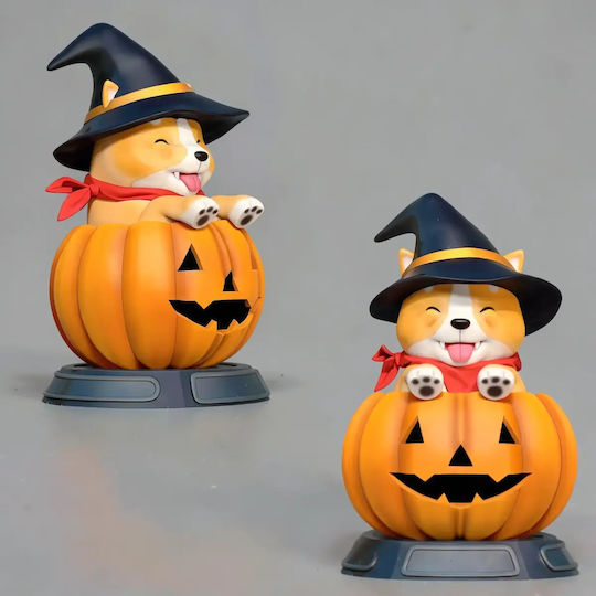 Άβαφη 3D Фигура Shiba Хелоуин Файлове Боядисване DIY Подарък Цветове 30 см 1:6