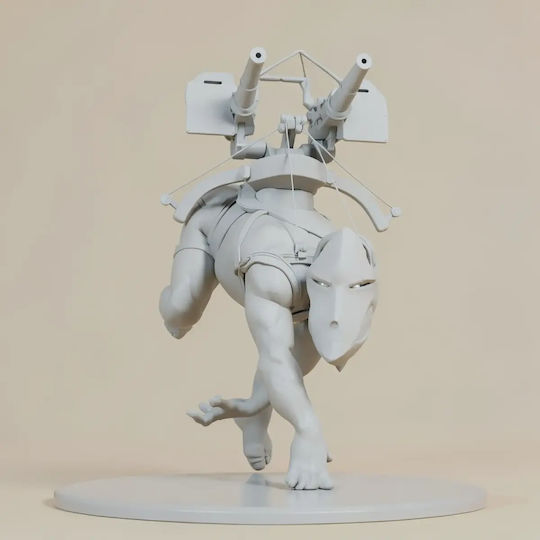 Unpainted 3D Figur Pieck Cart Titan Angriff auf Titan Bemalt Diy Geschenk Farben 20 Cm 1:8