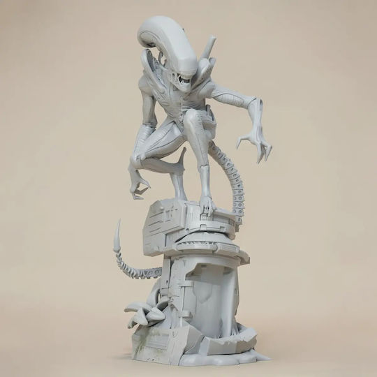 Άβαφη 3D Фигура Alien Xenomorph 457 мм Боядисване DIY Подарък Цветове 20 см 1:8