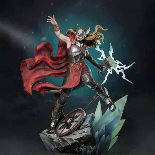 Unpainted 3D Figure Jane Foster Mighty Thor Painting DIY Gift Colors 30 Cm 1:6