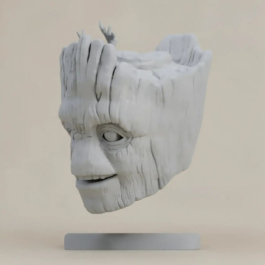 Unpainted 3D Figure Cosplay Groot Mask Wearable Painting DIY Gift Colors 30 Cm 1:6