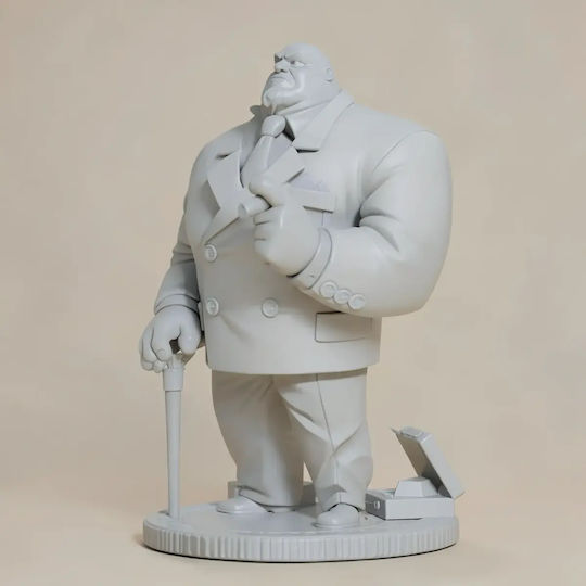 Небоядисана 3D Фигура Kingpin Spider Man Toon Style 3D Боядисване DIY Подарък Цветове 20 см 1:8