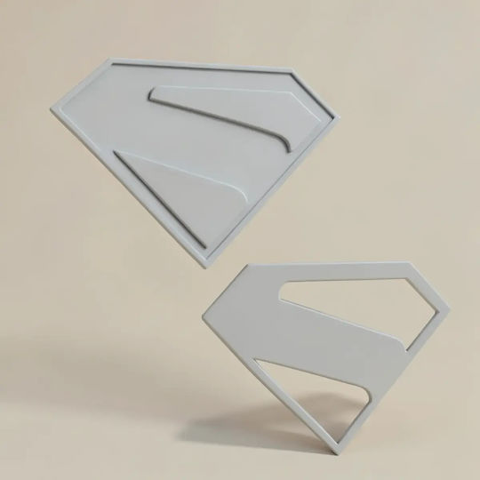 Небоядисана 3D Фигура Cosplay Superman Лого Боядисване DIY Подарък Цветове 15,2 См 1:12