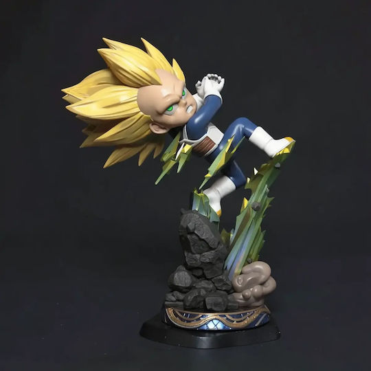 Небоядисана 3D Фигура Vegeta Ssj3 Daima Chibi Боядисване DIY Подарък Цветове 20 см 1:8