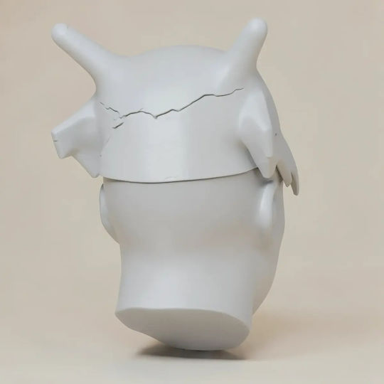 Небоядисана 3D Фигура Cosplay Cubone Шапка Pokemon Боядисване DIY Подарък Цветове 15,2 См 1:12