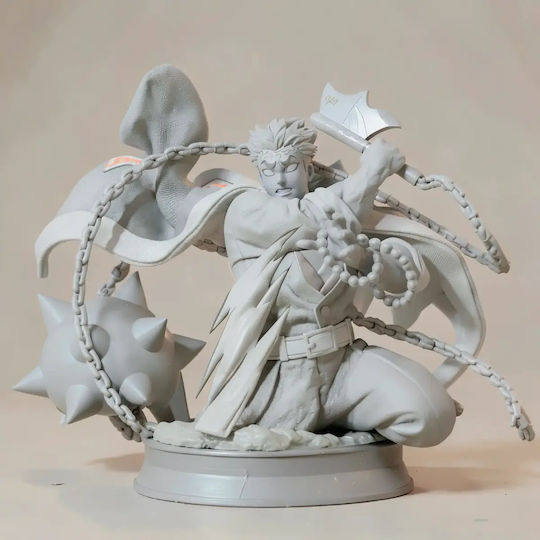 Unbemalte 3d Figur Gyomei Himejima Dämonenjägerin 3d Bemalung Diy Geschenk Farben 15,2 Cm 1:12