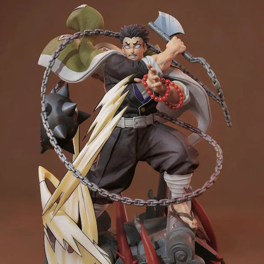 Unbemalte 3d Figur Gyomei Himejima Dämonenjägerin 3d Bemalung Diy Geschenk Farben 15,2 Cm 1:12