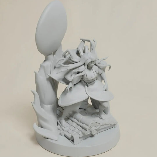 Unbemalte 3d Figur Nezuko Dämonenform Aus Demon Slayer Bemalung Diy Geschenk Farben 20 Cm 1:8