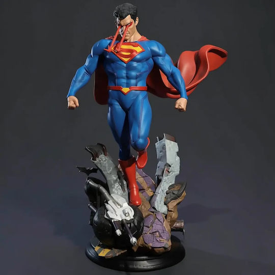 Άβαφη 3d Φιγούρα Superman V2 From Dc Βάψιμο Diy Δώρο Χρώματα 20 Cm 1:8