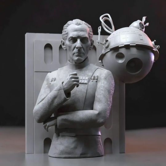 Unpainted 3D Figure Grand Moff Tarkin From Star Wars Painting Diy Gift Colors 30 Cm 1:6