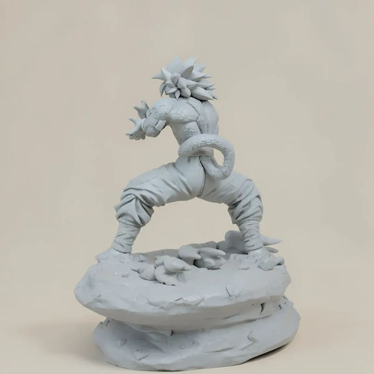 Άβαφη 3D Фигура Goku Ssj4 Power V2 3D Печат Модел Dragonball Боядисване DIY Подарък Цветове 30 см 1:6