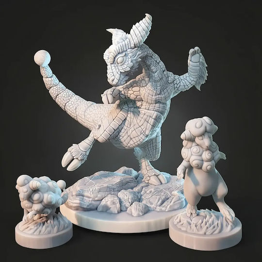 Sammlbare Figur Kaiju Pokemon Ampharos Mega Ampharos Bemalt Diy Geschenk Farben 20 Cm 1:8