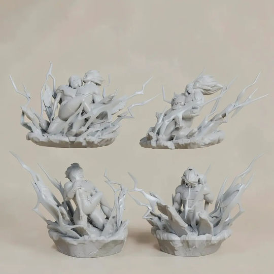 Άβαφη 3D Фигура Vegeta Bulma Death Digital Боядисване DIY Подарък Цветове 20 см 1:8