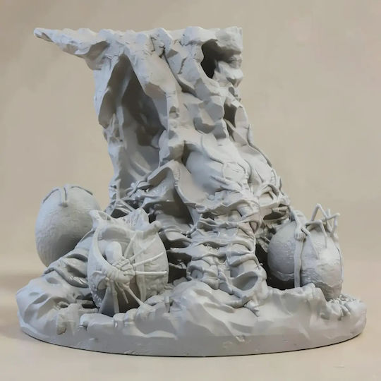 Άβαφη 3D Фигура Alien Xenomorph Big Chap 3D Боядисване DIY Подарък Цветове 30 см 1:6