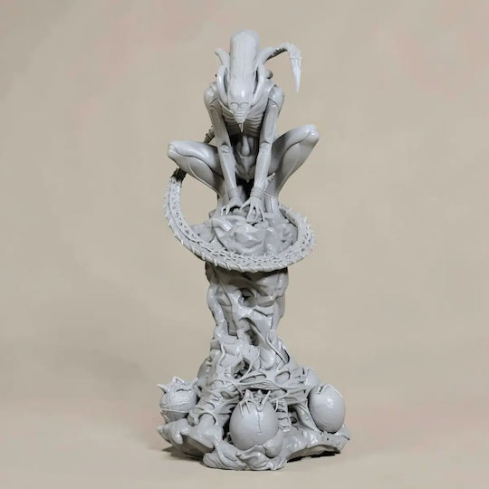 Άβαφη 3D Фигура Alien Xenomorph Big Chap 3D Боядисване DIY Подарък Цветове 20 см 1:8