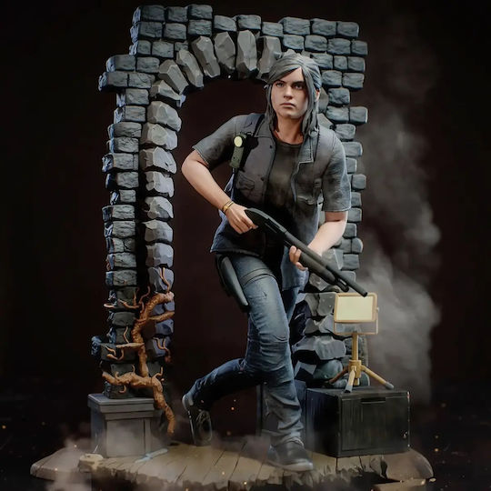 Άβαφη 3D Фигура Ellie Gun Last Us 3D Боядисване DIY Подарък Цветове 20 см 1:8