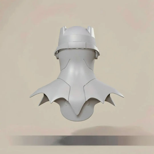 Unbemalte 3d Sammelbare Figur Cosplay Bat Blitzlicht Helm Bemalung Diy Geschenk Farben 20 Cm 1:8