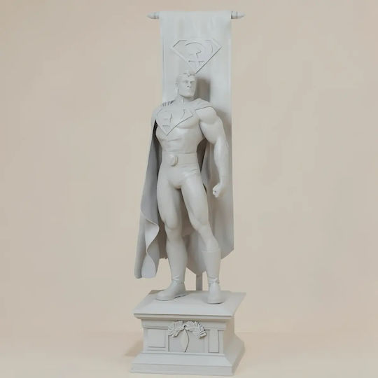 Άβαφη 3D Фигура Superman Red Son Communist Flag 3D Печат Фигура Боядисване DIY Подарък Цветове 15,2 см 1:12