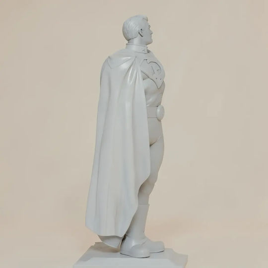 Άβαφη 3D Фигура Superman Red Son Communist Flag 3D Печатна Фигурка Боядисване DIY Подарък Цветове 20 см 1:8