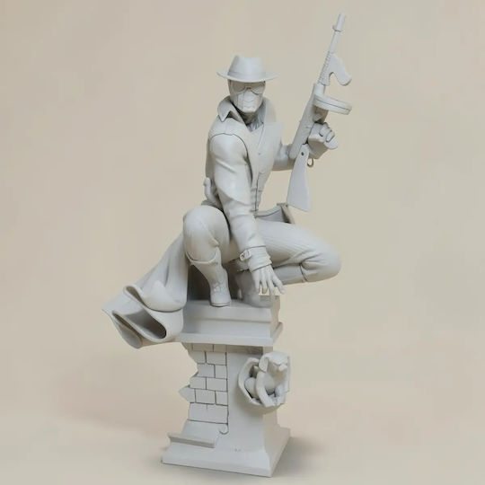 Unpainted 3D Figure Spider Noir Gun Printing Figurine Painting DIY Gift Colors 15.2 Cm 1:12