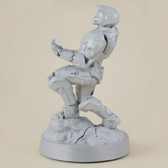 Άβαφη 3d Sammelbare Figur Master Chief Controller Holder Basis Βάψιμο Diy Δώρο Χρώματα 30 Cm 1:6