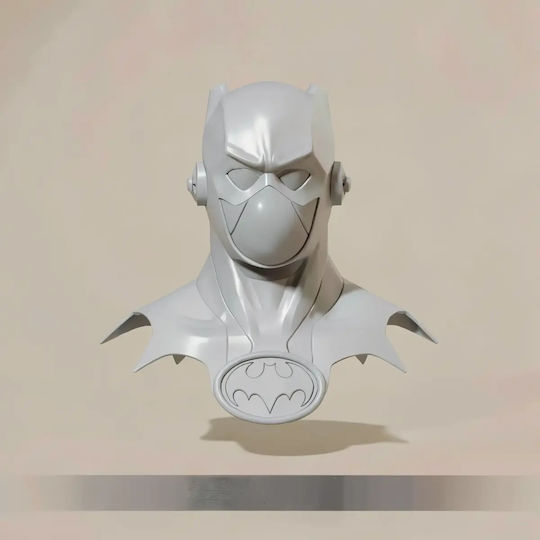 Unbemalte 3d Sammelbare Figur Cosplay Bat Blitzlicht Helm Bemalung Diy Geschenk Farben 30 Cm 1:6