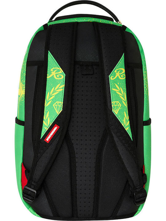 Sprayground Ученическа Раница Зелена с Джоб за Бутилка
