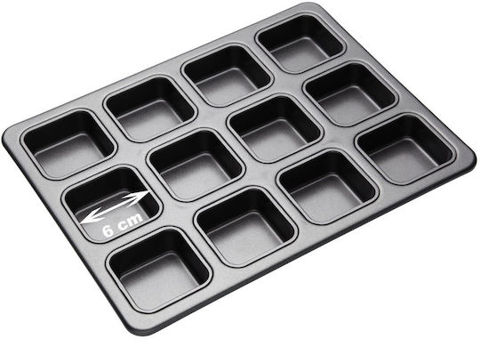 Kitchen Craft Φόρμα Ζαχαροπλαστικής 12 Θέσεων 34x26εκ.