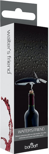 Barcraft Black Multipurpose Corkscrew
