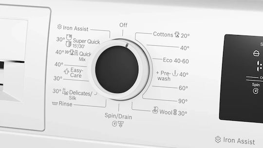 Bosch Mașină de spălat rufe 8kg cu tehnologie cu abur 1200 de rotații WAN2406NBY