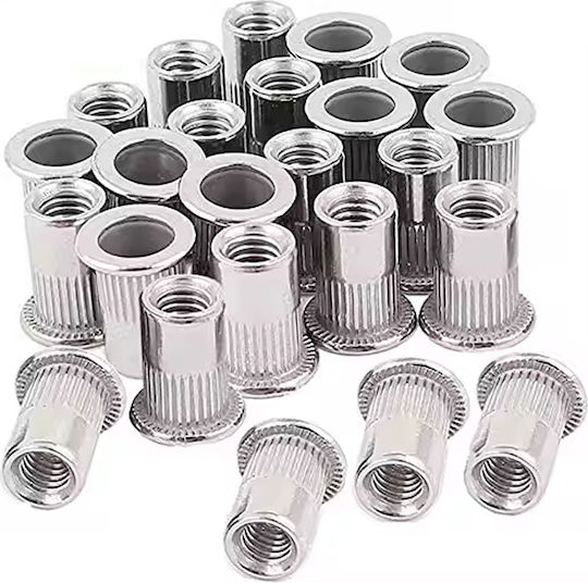 Piulițe nituibile cilindrice M12 Falon-Tech 50 Bucăți 2.0-5.9 Mm