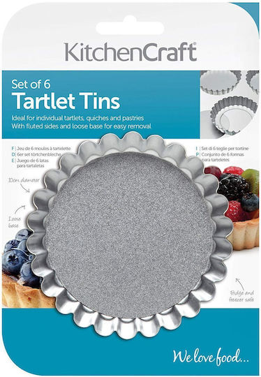 Kitchen Craft Φόρμα για Τάρτα 6τμχ