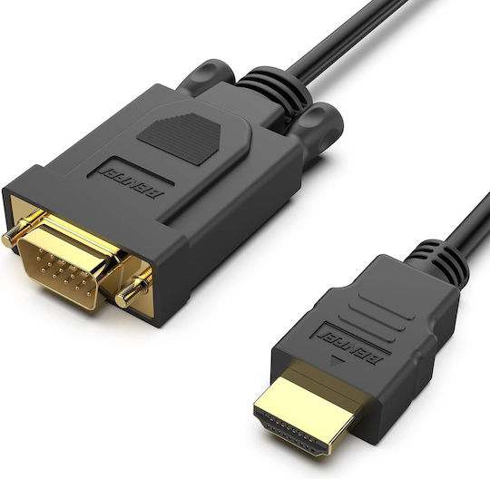 Benfei HDMI la VGA Cablu 0.9 M Unidirecțional Negru