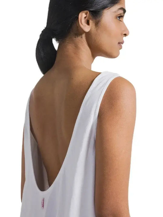 Sommer Maxi Damenkleid Weiß