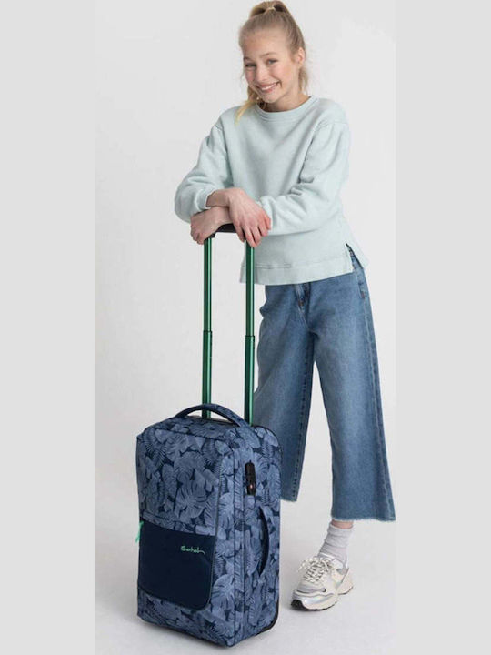 Satch Cabin Travel Suitcase Tropic Blue
